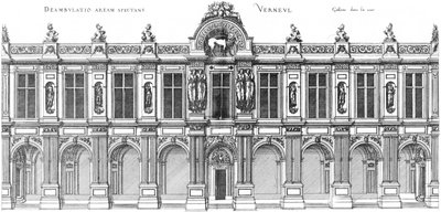 Gravur aus Le premier volume des plus excellents Bastiments de France von Jacques I Androuet du Cerceau von Jacques I Androuet du Cerceau